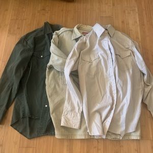 3pcs Casual long sleeves for men bundle